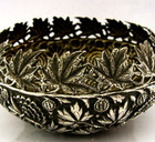 Heavy 140g Anglo Indian Solid Silver Bowl C1900 Antique