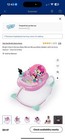 New-disney Baby Minnie Mouse Stars And Smiles Walker With Activity Station-11525