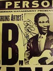 B b  King 2007 North American Tour Super Rare Color Print Poster-signed