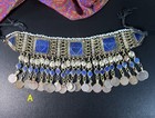 One  1  Afghan Kuchi Choker Necklace - Belly Dance Jewelry -  4839 Irregulars
