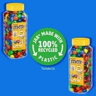 M m   s Peanut Milk Chocolate Resealable Bulk Candy Jar - 23 Oz