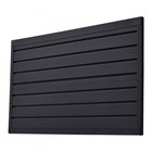 Black Pvc Slat Wall Panel 2x4 Feet Modular Garage Storage Solution