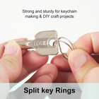 200pcs Key Rings  Split Bulk Keyrings For Keychain And Crafts  25mm 