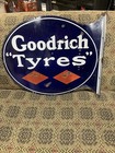 Goodrich Flange  Vintage Gas   Oil Advertising Sign 