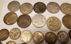 Lot Of 77 Silver Uk British Coins Roughly  6 75 Toz Of Silver Content