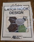 Vtg National Yarn Crafts Latch Hook Kit  Field Of Mushrooms  r606