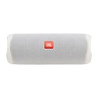 Jbl Flip 5 Portable Speaker With Bluetooth  Built-in Battery   Microphone  White
