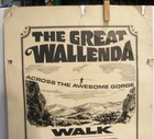 Orig 1970 Poster Karl The Great Wallenda High Wire Tallulah Falls Gorge Georgia