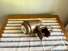 Vtg Metal Headboard Lamp   Art Deco Clamp Lamp   1940 s Bullet Fisheye Lamp