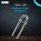 Marine City 304 Grade Stainless Steel Welding Plate Bow Eye Tie Down U Bolt