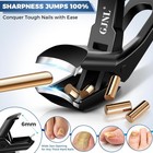 Toenail Clippers For Seniors Thick Toenails  2024 Upgrade Angled Head Large Toe