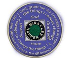 Blue Na Medallion  Narcotics Anonymous Recovery Coin  Years 1-45