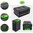 2x 8ah Li-ion Battery For Greenworks 80v Gba80200 pro 80 Gba80400 Gba80500 G80b4