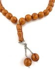 Vintage Bakelite Tesbih Prayer Beads Amber Butterscotch Tested 71g