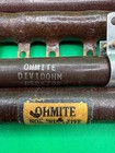 Lot Of 8 Vintage Power Resistors Rheostats Ohmite Dividohm Clarostat Re