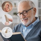 Rechargeable Bte Hearing Aid Digital Sound Amplifier Usb-c Charging Dock