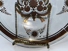 Vintage Georges Briard 22k Gold 7  Dish Plate Mid Century Retro Art Deco