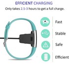 Recharger Charger Activity Wristband Usb Charging Cable Cord For Fitbit Charge 2