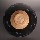 Antique Chinese Tea Bowl Jian Ware Tenmoku Black Glaze Attributed To Song Period