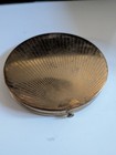 Vintage Rex Fifth Avenue Gold Tone Ladies Powder Compact-beautiful Design