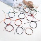 12 Boho Men   Women Surfer Beach Bracelet Set Braided Boho Handmade Bracelets