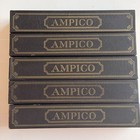 Lot Of 5 Vintage Ampico Reproducing Piano Rolls 1920s Fox Trots Berlin Pollock  