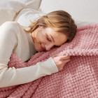 Soft Fleece King Size Bed Blanket  Pink