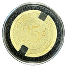 Casino Chip  Bank Club Reno 25 Cent Casino Legends Hall Of Fame