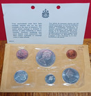 1965 Canada  Uncirculated Mint Set  80  Silver Coins  1 11 Ozt Asw  Ogp   6 Coin