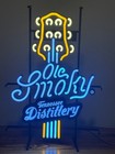Ole Smokey Tennessee Distillery Led Bar Sign Man Cave Decor Light New