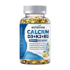 Calcium D3   K2   Vitamin B12 Strengthen Bones  Teeth  Joints 120 Capsules