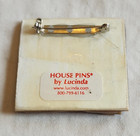 House Pins By Lucinda Patriotic 4th Of July Fireworks Glitter Brooch Flagpole