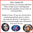 Stevie Nicks Fleetwood Mac Live Concert Photo S m Rock Photograph 3 5x5 Lot Nwt