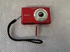 Used Sony Cyber-shot Dsc-w330 14 1 Mp Carl Zeiss Lens Red Camera  parts Only 