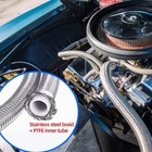 For Gm 4l60e 4l80e Flexible Ss Braided Transmission Cooler Lines Kit -6an Hose