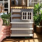 1 12 Scale Vintage Handmade Dollhouse Miniature Garden Storage Rack Diy Kit