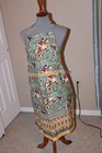 Pomegranate Horse Jumping Themed Apron  Never Used