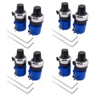 Usa Stock 8 Sets 5k Ohm 3590s Potentiometer 10 Turn Counting Dial Rotary Knob