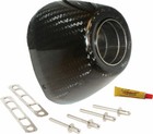 Fmf Factory 4 1 Carbon Fiber Rct Replacement Silencer End Cap Kit - 040643