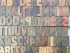 81 Pcs 2 953    Letterpress Printing Wood Type Font Full Alphabet