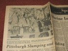 1975 Baseball Hall Of Fame Newspaper  kiner  Herman  Harris  Averill