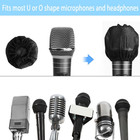 Microphone Covers Disposable 100pcs Non-woven Windscreen Pop Filters
