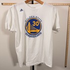 Adidas Golden State Warriors Stephen Curry  30 Nba T-shirt White Men s Xl