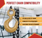 2pk Crosby 2ton Eye Hook W latch For G100 3 8 chain 4000lbs Wll  1022402 L-320an