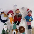 Wondershop Target 2024 Set Of 10 Felt Fabric Old St  Nick Santa Claus Ornaments