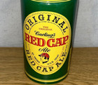 Original Red Cap Ale Pull Top Beer Can Carling National Breweries Inc  Green Can