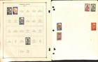 French Sud  Stamp Collection On 8 Scott International Pages  1894-1941  bc 