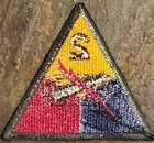 Us Army Second 2nd Armored Armor Division Full Color Patch Nos  hell On Wheels 