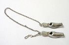 Antique Figural Square-toe Slippers Knitting Needle Guards