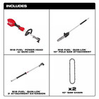 M18 Fuel 18v 10 In  Brushless Cordless Battery Powered Pole Saw With Quik-lok At